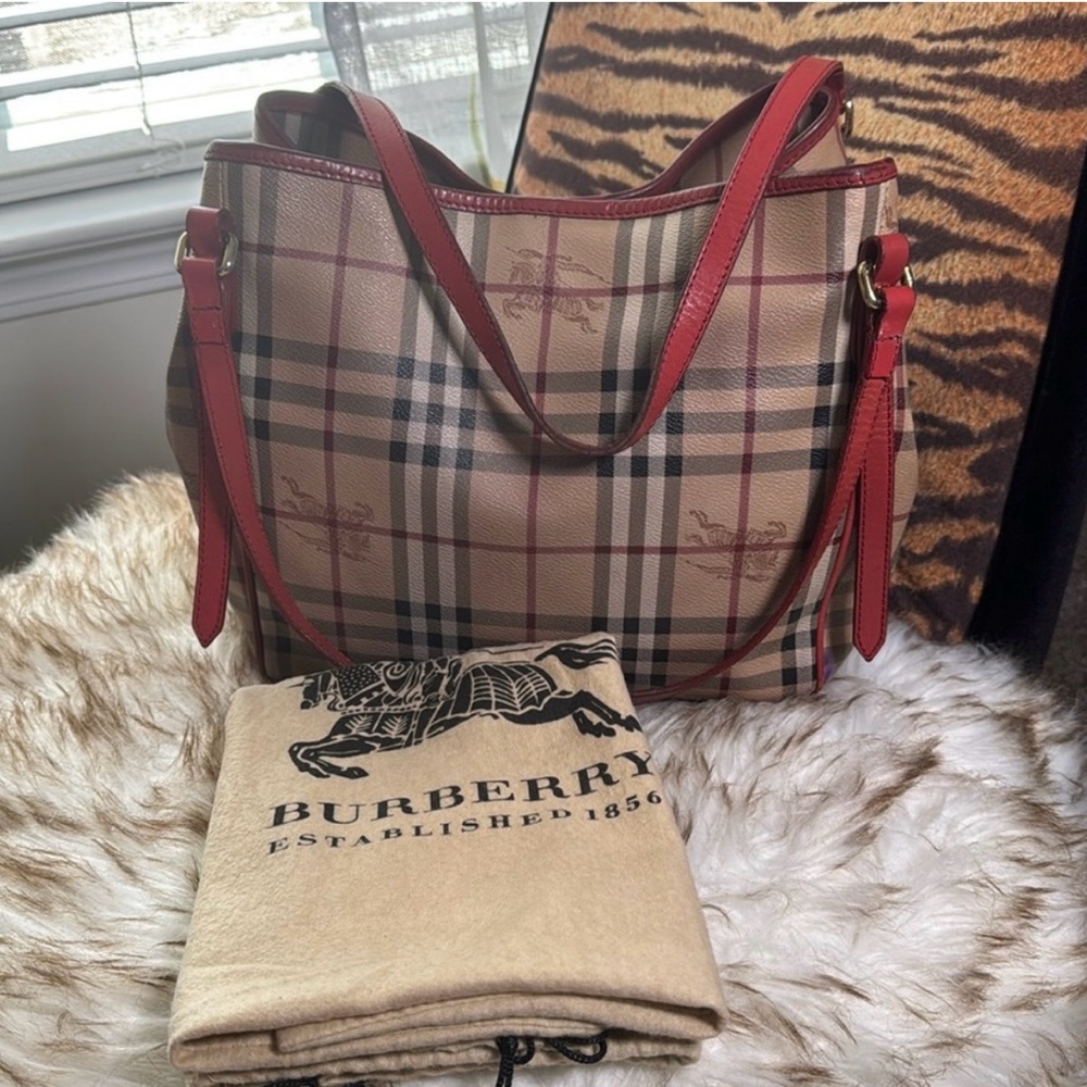 Burberry bag - well loved